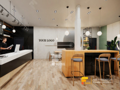 Coffee Shop Design Layout Coffee Tea Counter Milk Tea Graphic Design