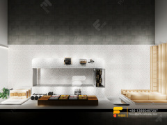 Modern Cafe Counter Coffee Bar Counter Shelf Milk Tea Interior Design