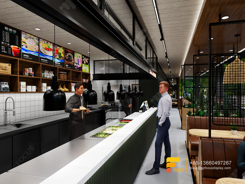 Coffee House Interior Design Cafe Counter Layout Simple Milk Tea Shop Design
