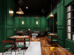 Interior Coffee Shop Design Cafe Display Shelves Milk Tea Bar Design