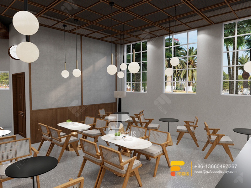 Interior Design Coffee Shop Coffee Bar Counter Layout Bubble Tea Shop Counter