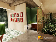 Interior Cafe Design Coffee Bar Counter Shelf Bubble Tea Store Design Layout