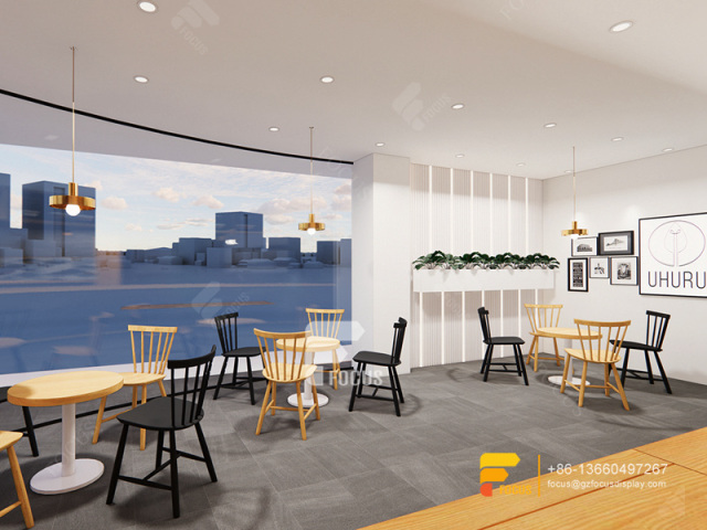 Simple Coffee Shop Interior Design Coffee Counter Bubble Tea Store Layout