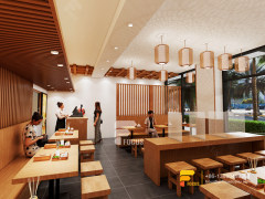 Wood Coffee Shop Design Cashier Counter Milk Tea Interior Design