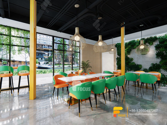 Cafe Design Layout Coffee Bar And Wine Rack Milk Tea Interior Design