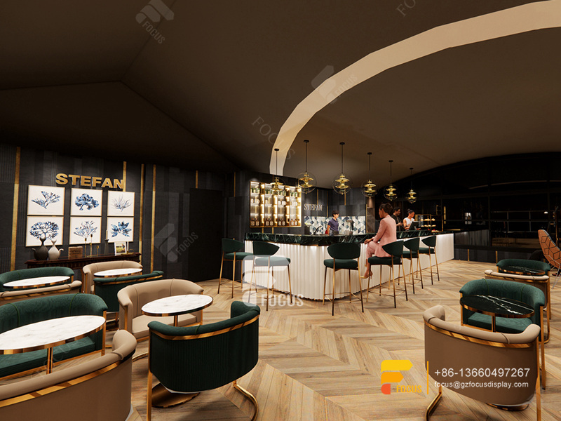 Modern Cafe Interior Design Coffee Shop Display Counters Milk Tea Store Design