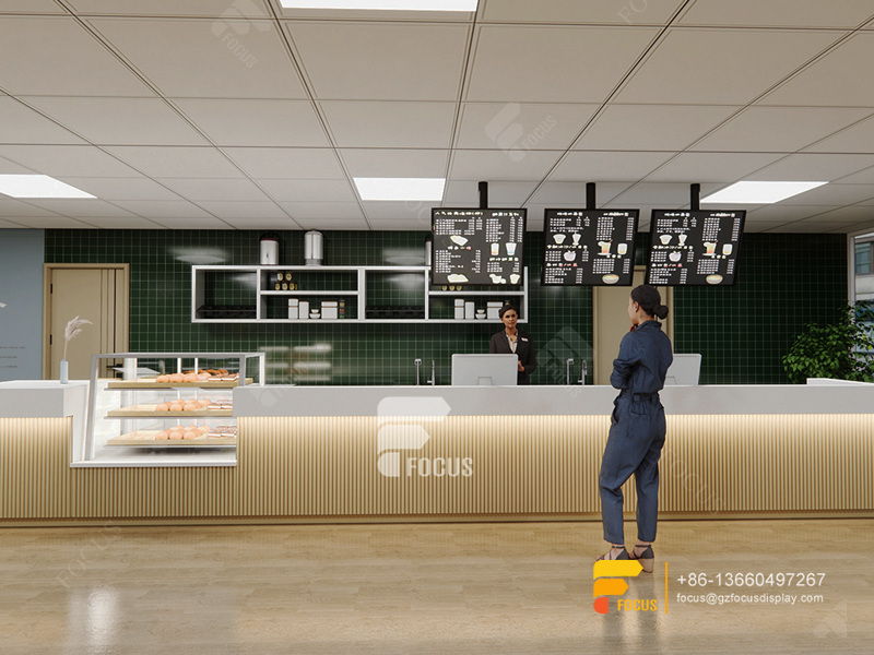 Cafe Interior Design Bar Counter Coffee Shop Bubble Tea Counter Design