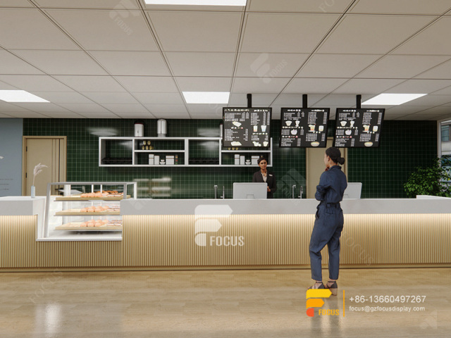 Cafe Interior Design Bar Counter Coffee Shop Bubble Tea Counter Design