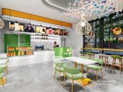 Cafe Layout Design Coffee Shop Display Case Milk Tea House Interior Design