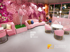 Coffee Shop Inside Design Commercial Coffee Counter Bubble Tea Interior Design