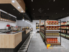Modern Coffee Shop Interior Design Front Counter Milk Tea Shop Counter Design