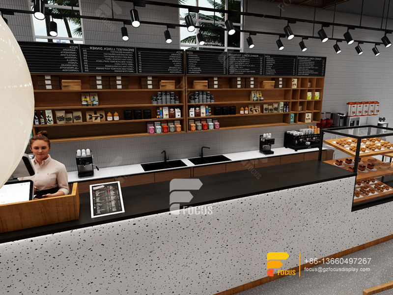 Interior Design Coffee Shop Coffee Bar Counter Layout Bubble Tea Shop Counter