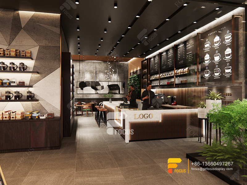 Coffee Store Design Coffee Display Stand Milk Tea Counter Design