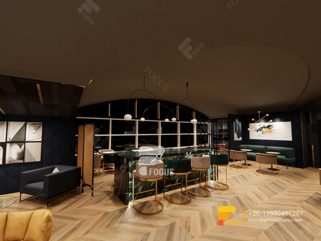 Modern Cafe Interior Design Coffee Shop Display Counters Milk Tea Store Design