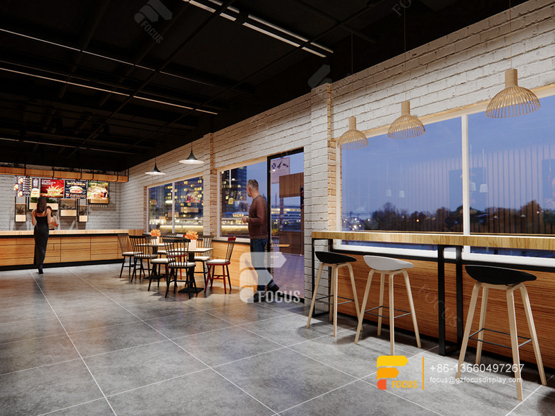 Coffee Cafe Interior Design Coffee Counter Bar Milk Tea Layout Design