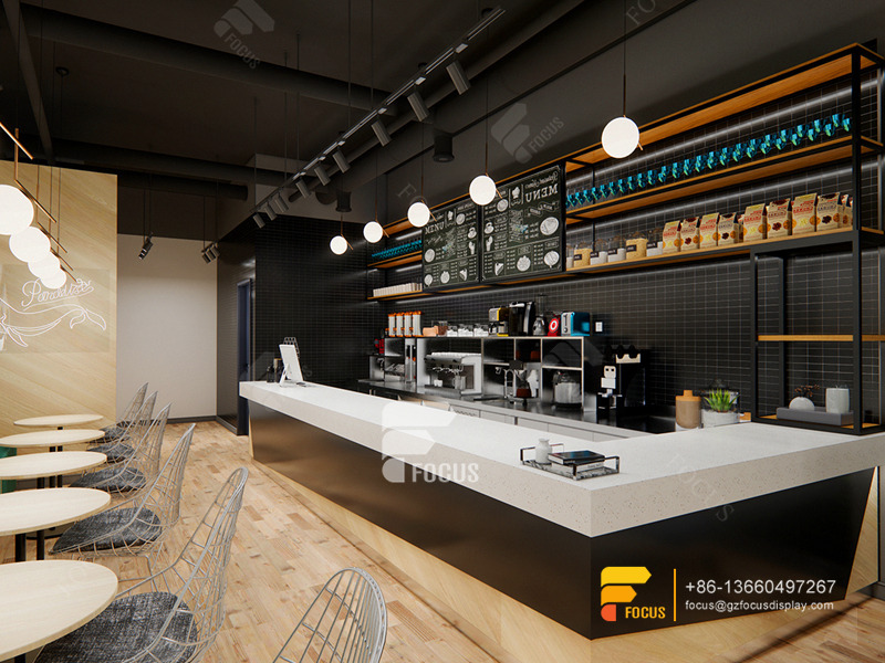 Coffee Shop Layout And Design Display Bubble Tea Store Design Layout