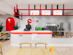 Coffee Interior Design Coffee Shop Bar Counter Bubble Tea Graphic Design