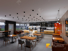 Design Cafe Interior Cafe Service Counter Milk Tea Shop Counter Design