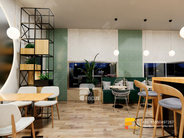 Coffee Shop Design Layout Coffee Tea Counter Milk Tea Graphic Design