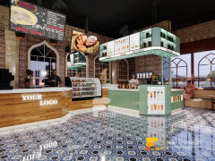 Coffee Shop Design Coffee Display Counter Milk Tea Shop Design