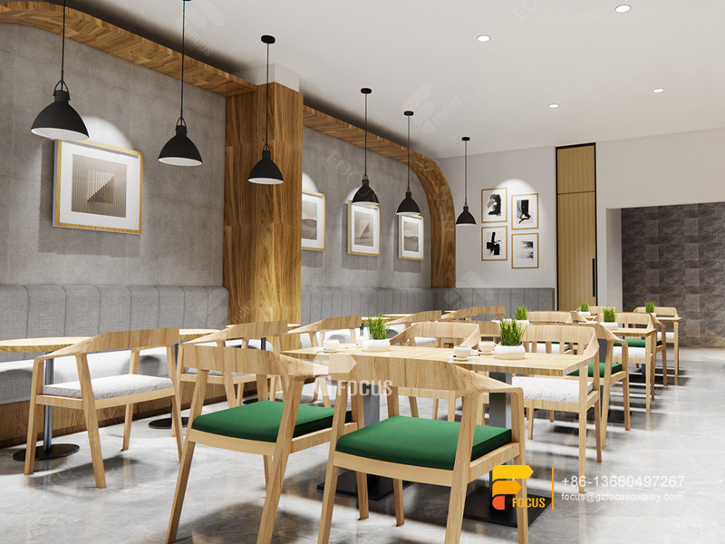 Modern Coffee House Design Coffee Display Counter Milk Tea Shop Counter Design