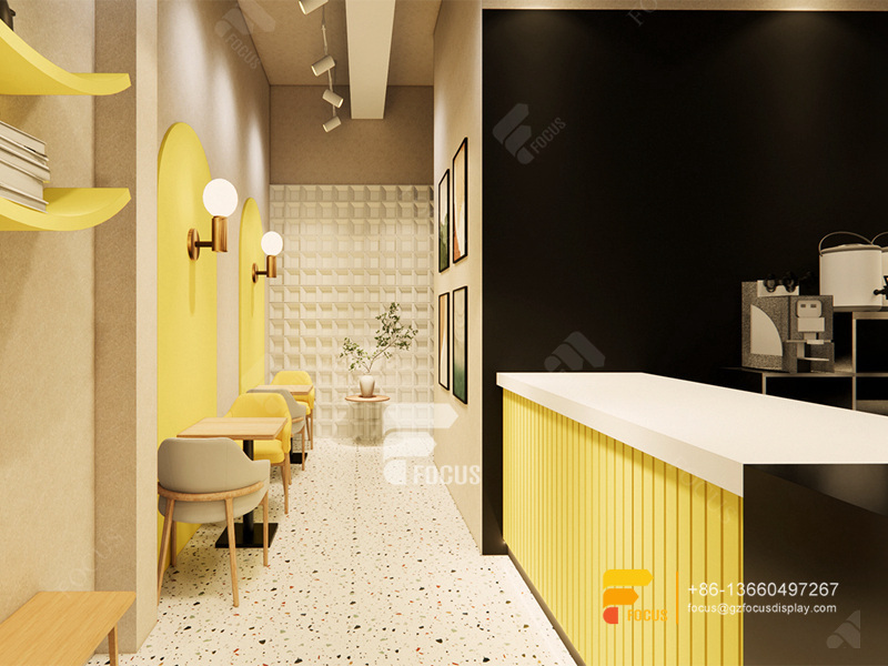 Cafe Shop Interior Design Coffee Shop Display Shelving Milk Tea Shop Design