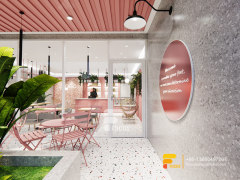Cafe Shop Design Coffee Bar Counter Shelf Bubble Tea Counter Layout