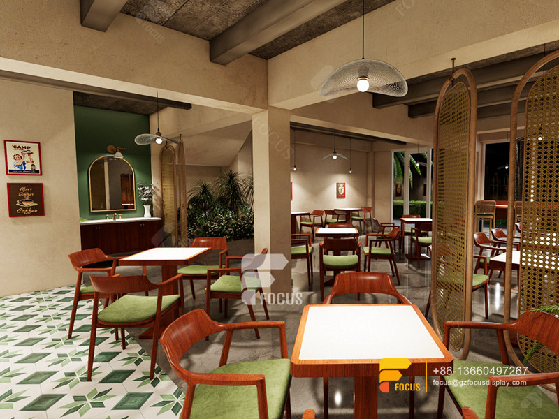 Interior Cafe Design Coffee Bar Counter Shelf Bubble Tea Store Design Layout