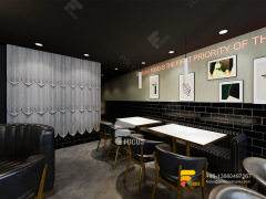 Luxury Cafe Design Coffee Display Stand Simple Milk Tea Shop Design
