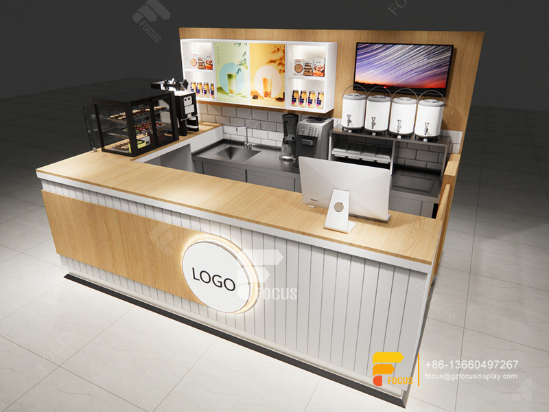 Kiosk Cafe Design Coffee Shop Bar Counter Milk Tea Counter Design