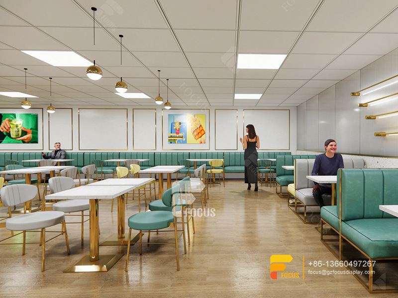 Cafe Interior Design Bar Counter Coffee Shop Bubble Tea Counter Design