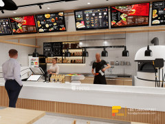 Interior Design Cafe Cash Counter Milk Tea House Interior Design