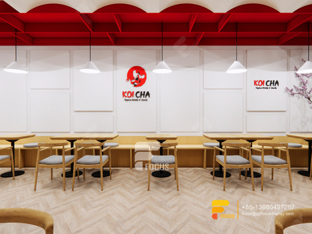 Coffee Interior Design Coffee Shop Bar Counter Bubble Tea Graphic Design