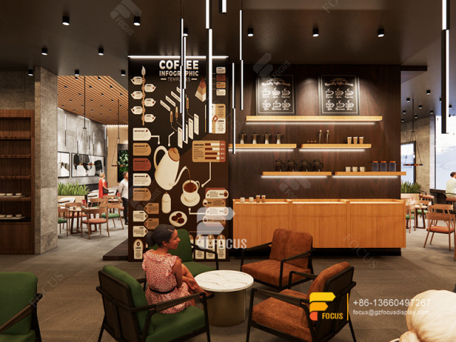 Coffee Store Design Coffee Display Stand Milk Tea Counter Design