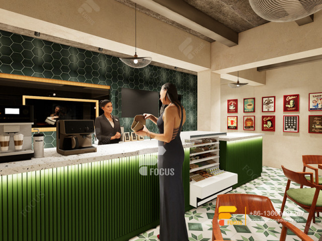 Interior Cafe Design Coffee Bar Counter Shelf Bubble Tea Store Design Layout