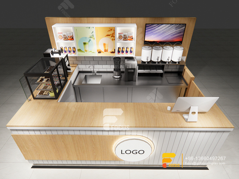 Kiosk Cafe Design Coffee Shop Bar Counter Milk Tea Counter Design