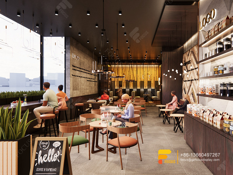Coffee Store Design Coffee Display Stand Milk Tea Counter Design