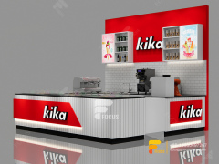 Kiosk Coffee Shop Design Cafe Serving Counter Bubble Tea Shop Interior Design