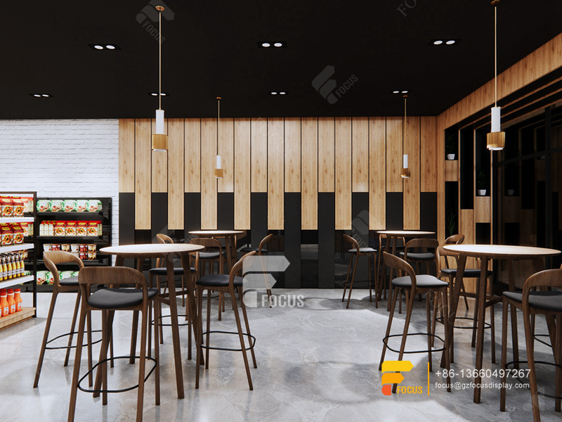 Modern Coffee Shop Interior Design Front Counter Milk Tea Shop Counter Design