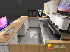 Kiosk Cafe Design Coffee Shop Bar Counter Milk Tea Counter Design