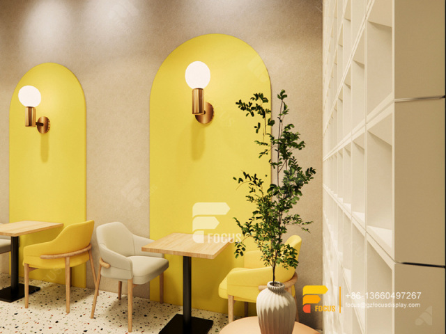 Cafe Shop Interior Design Coffee Shop Display Shelving Milk Tea Shop Design