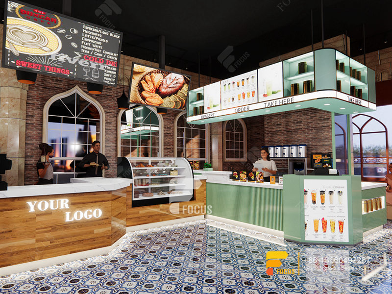 Coffee Shop Design Coffee Display Counter Milk Tea Shop Design