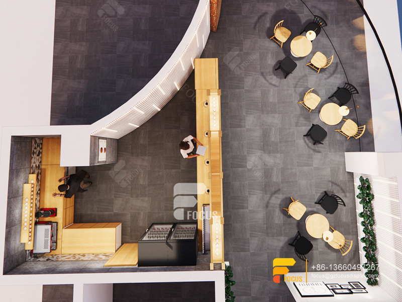 Simple Coffee Shop Interior Design Coffee Counter Bubble Tea Store Layout