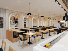 Interior Design Cafe Cash Counter Milk Tea House Interior Design