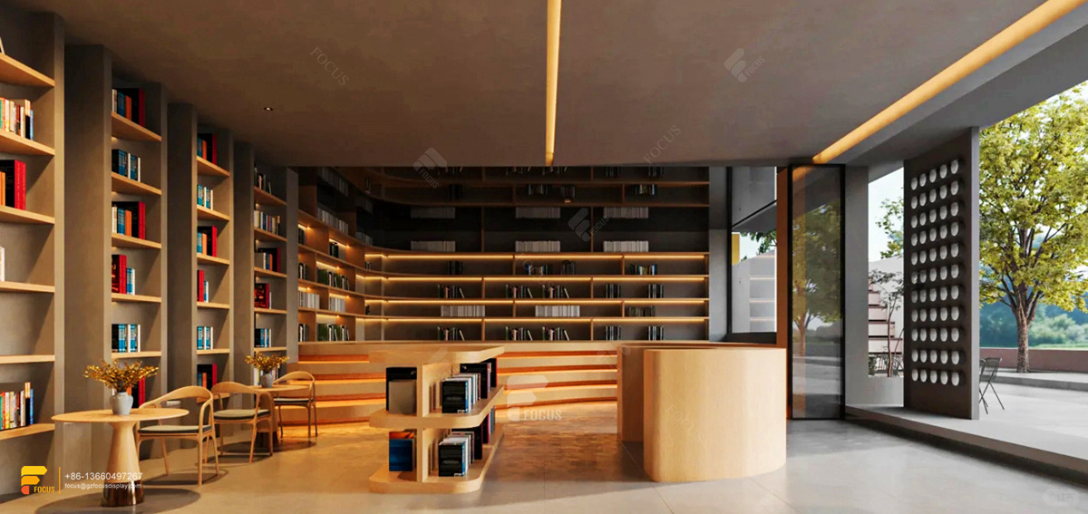 books shelf book shelves book shelf wooden with lights