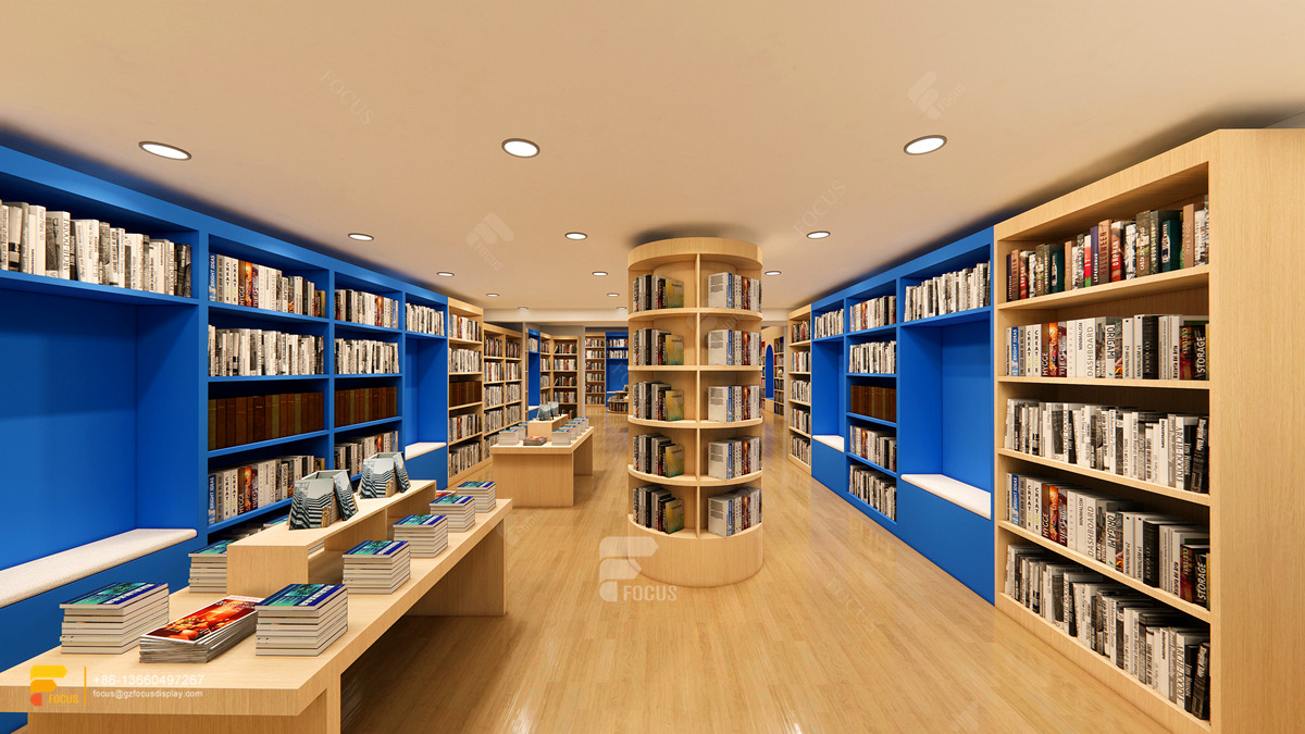 library design spinning book shelf large book cabinet