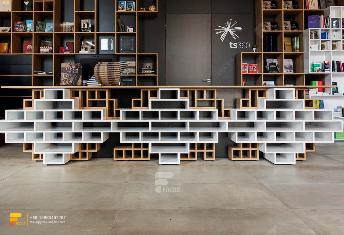public library design custom book shelves book display rack