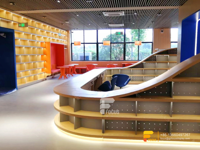 Commercial Books Shelves Tower Book Shelf Kids Book Display