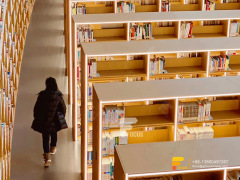 Commercial Book Racks Library Display Book Rack Display