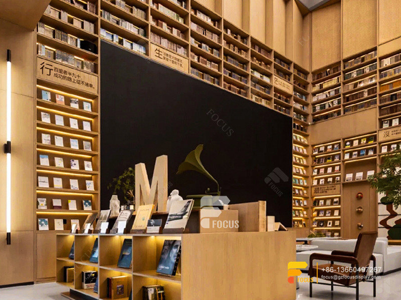Commercial Book Racks Library Display Book Rack Display